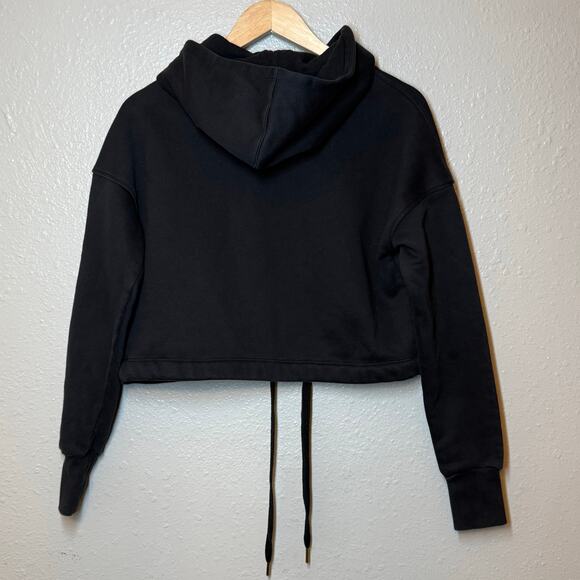 Shefit Women’s Comfort Cropped Athletic Gym Hoodie Sweatshirt Black Size Small - Picture 2 of 8